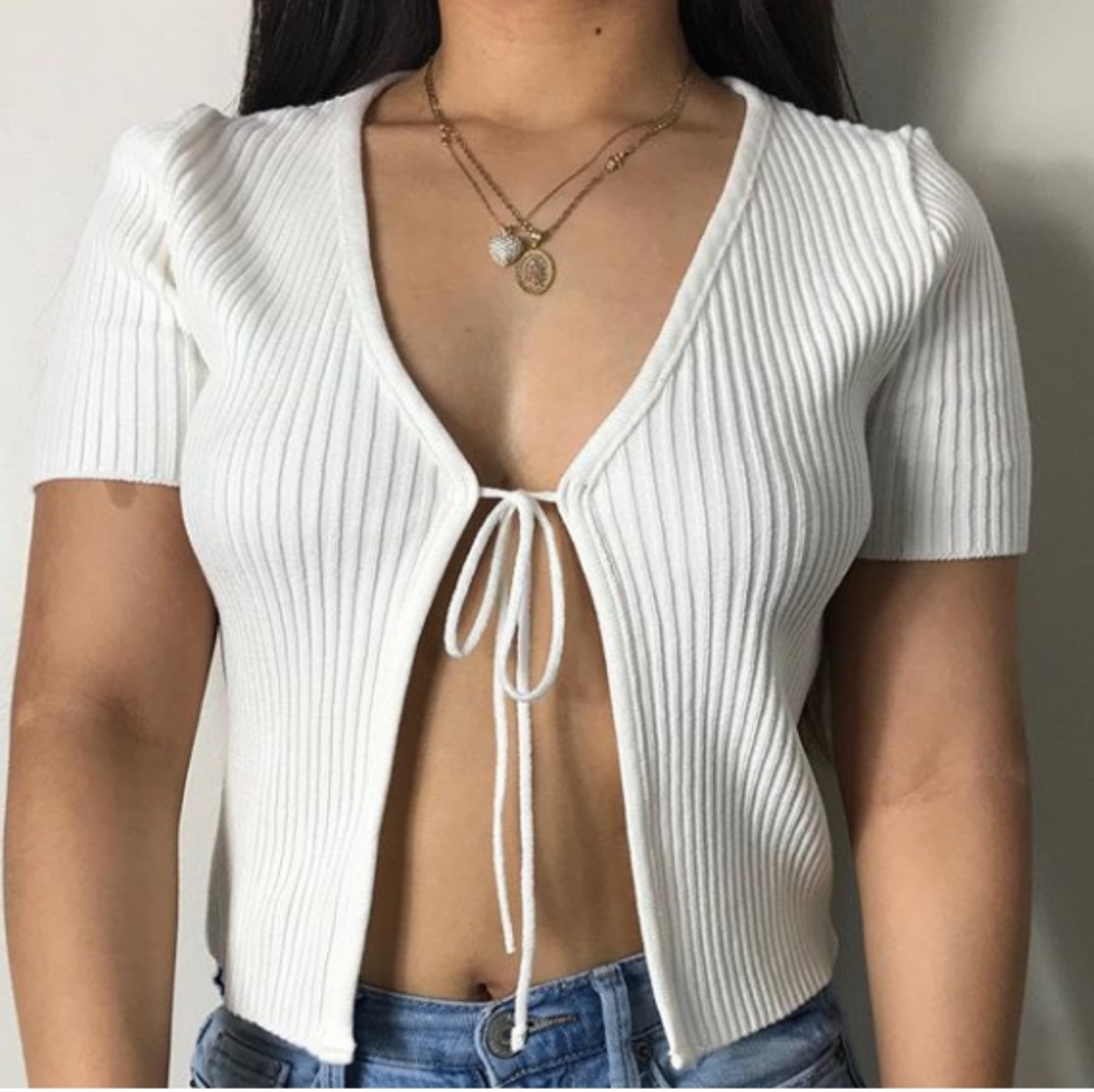 ❤❤Cream short sleeve top